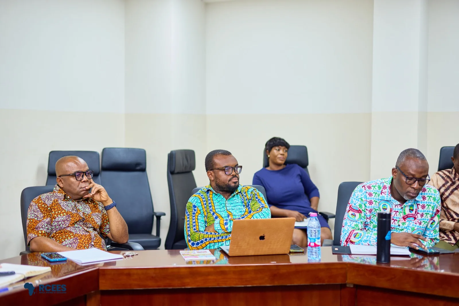 Participants seated in a meeting room at RCEES