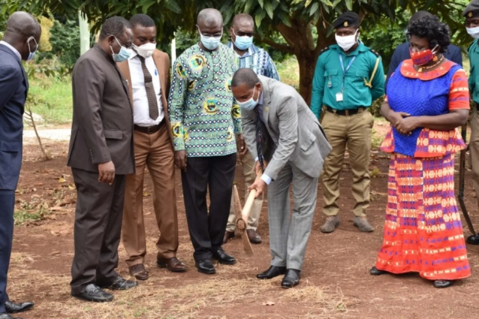 sod-cutting-for-construction-of-rcees-building By VC Prof H. K. Dapaah