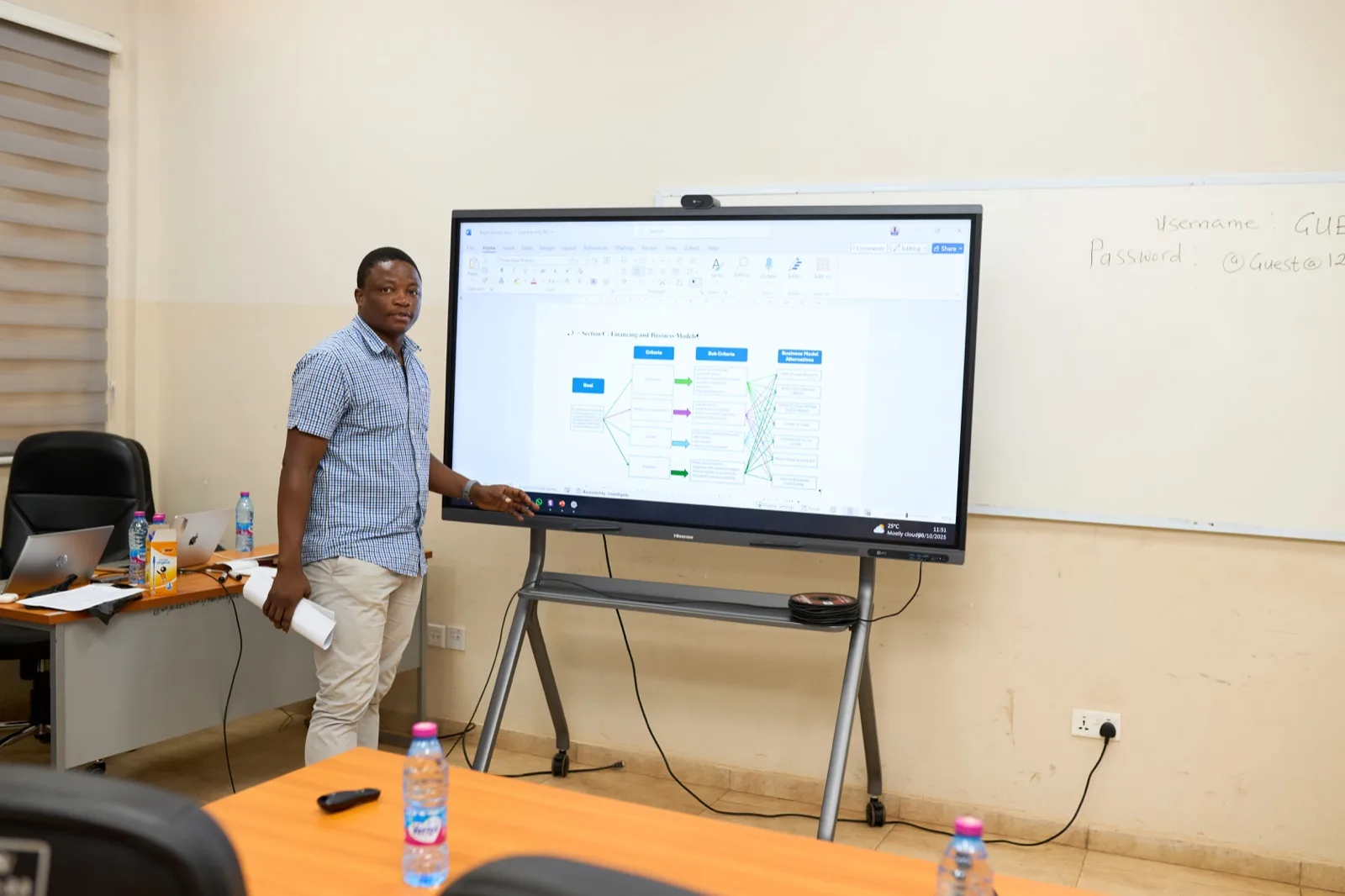 Project team discussion session