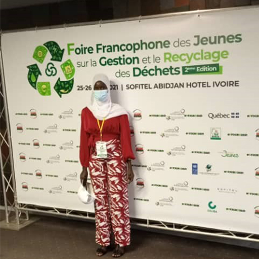 Read more about the article RCEES’ student wins the second francophone youth fair on recycling and management of waste